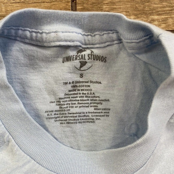 E.T. Home T Shirt Extra Terrestrial ET Home Light Blue Small - Picture 5 of 8